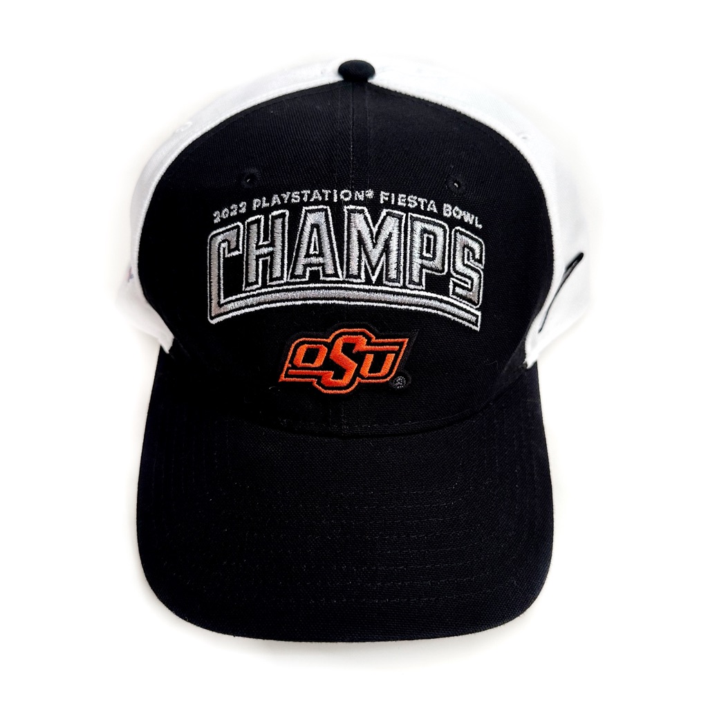 Nike Osu Oklahoma State Cowboys Hat 2022 Ncaa Playstation Fiesta Bowl Champions